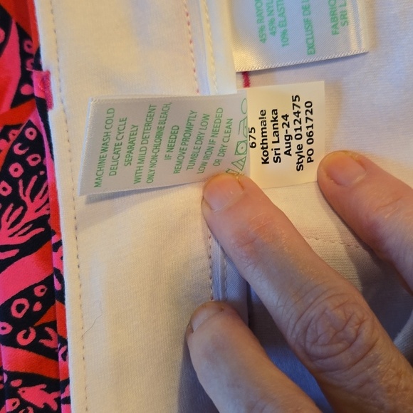 Lilly Pulitzer Callaway Knit Passion Fruit Pink Star Chasing Summer Sz 12 Shorts - Picture 11 of 14